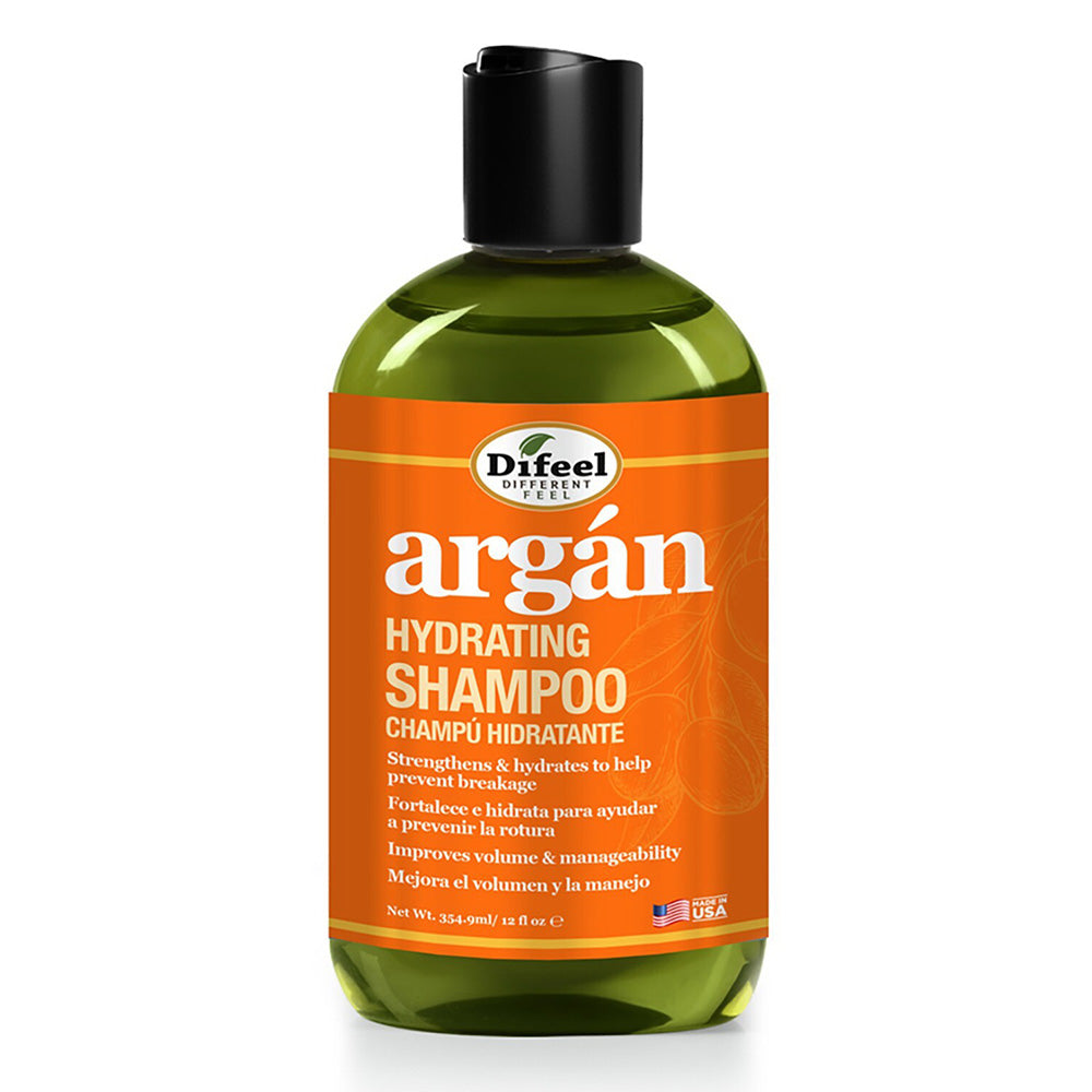 Difeel Argan Hydrating Hair Shampoo 12Oz (354.9ml)